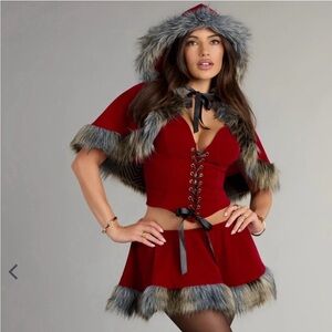 Lil 🐺 Red Riding hood costume cosplay Halloween Windsor Fashion nova skirt